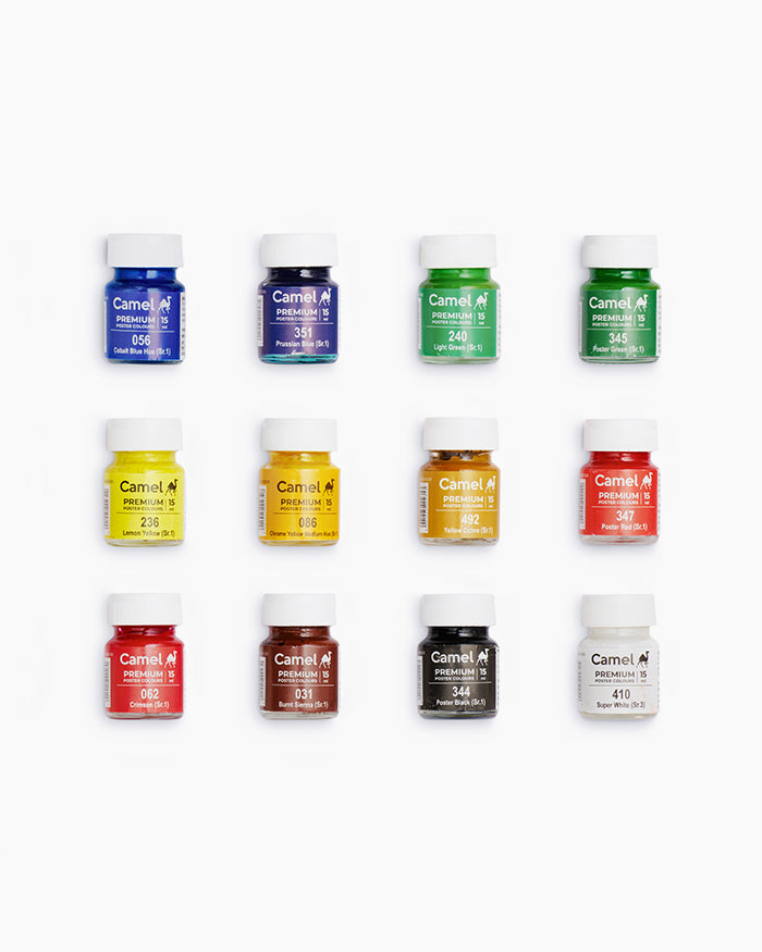 Camel Premium Poster Colours Set 15 ml