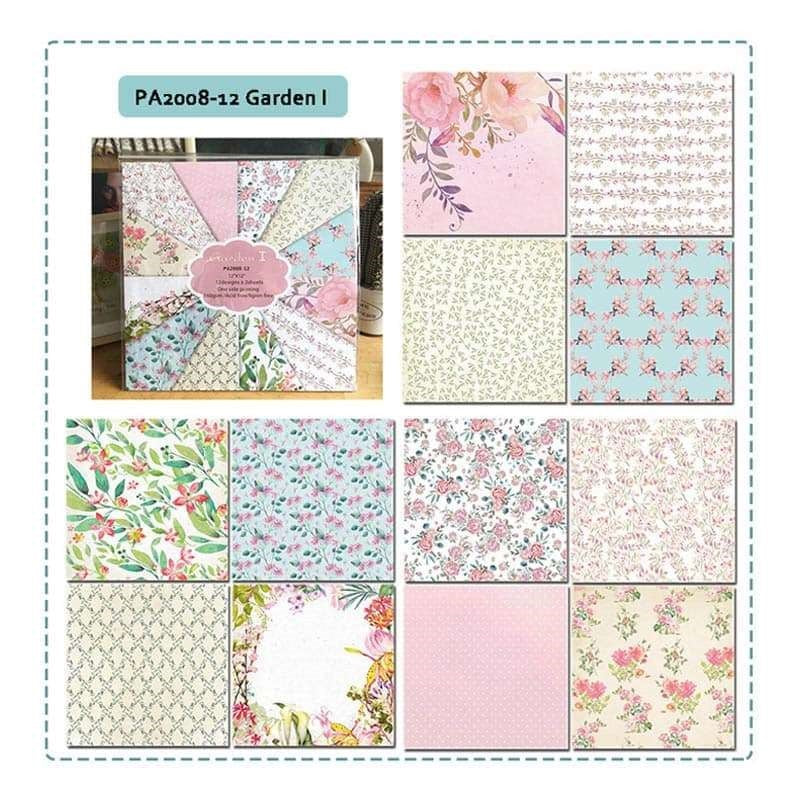 12x12 Paper Pack, Garden