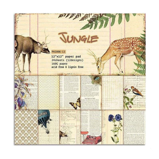 12x12 Paper Pack, Jungle