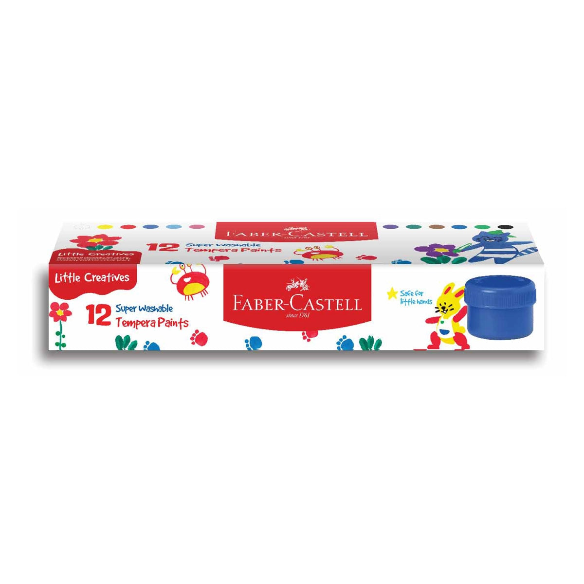 Faber Castell Super Washable Tempera Paint 10 ml Set