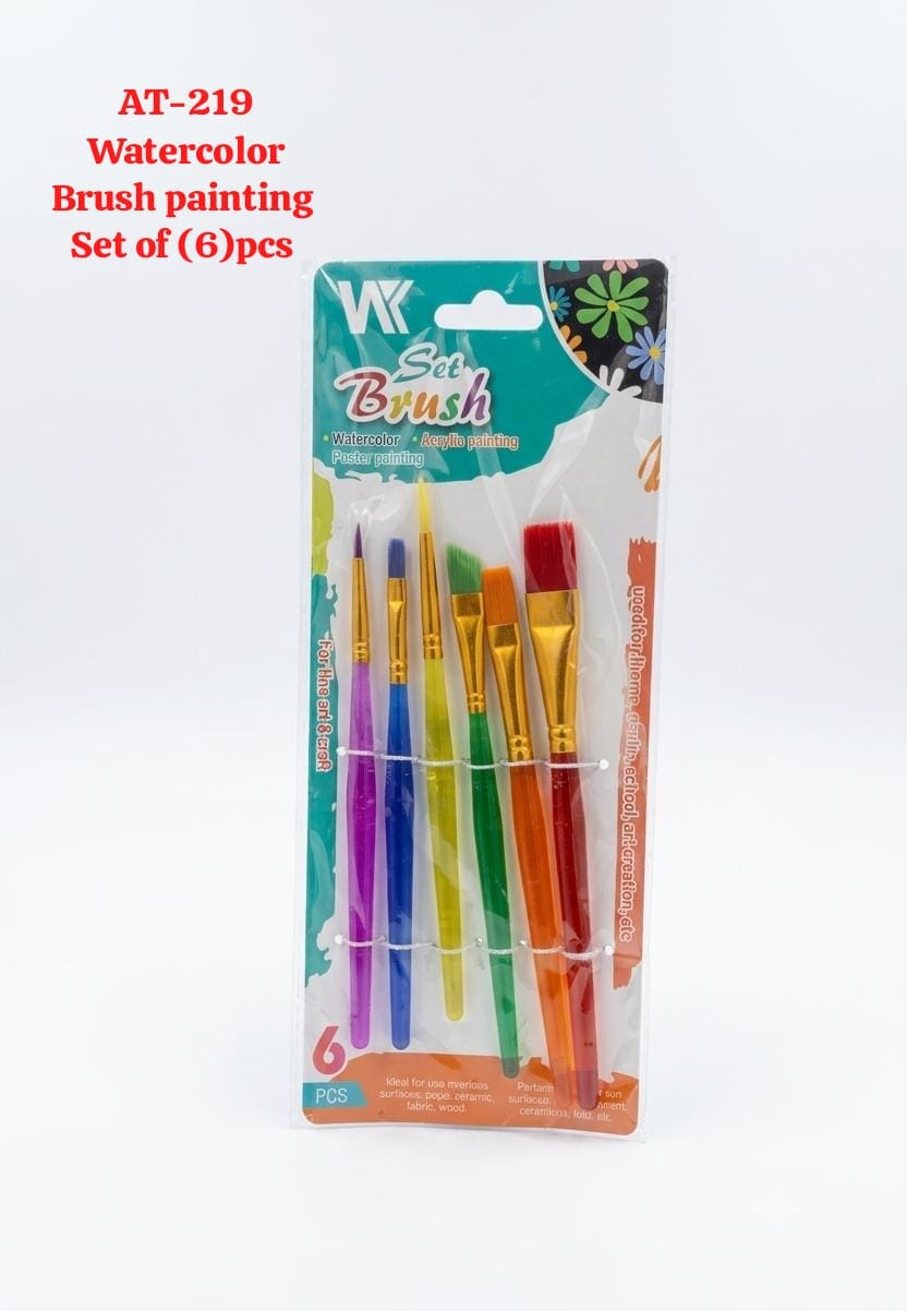 Fancy Brush Set with Translucent Handles