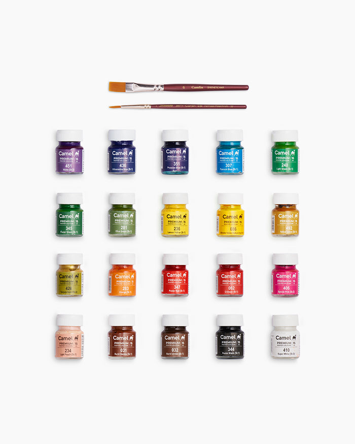 Camel Premium Poster Colours Set 15 ml