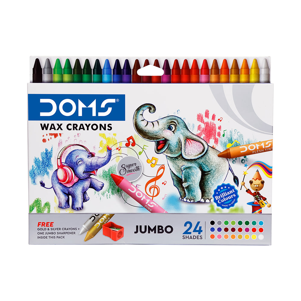DOMS Jumbo Wax Crayons