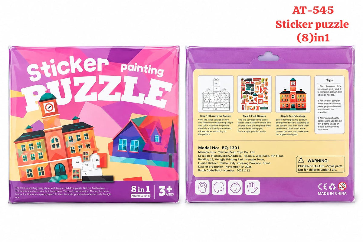 DIY Sticker Puzzle Painting