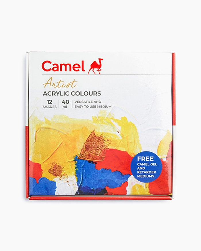 Camel Artist Acrylic Colour Tubes Set 40ml
