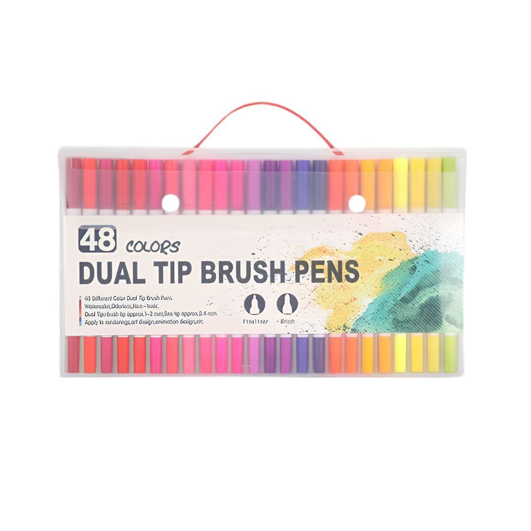 Dual Tip Brush Pens