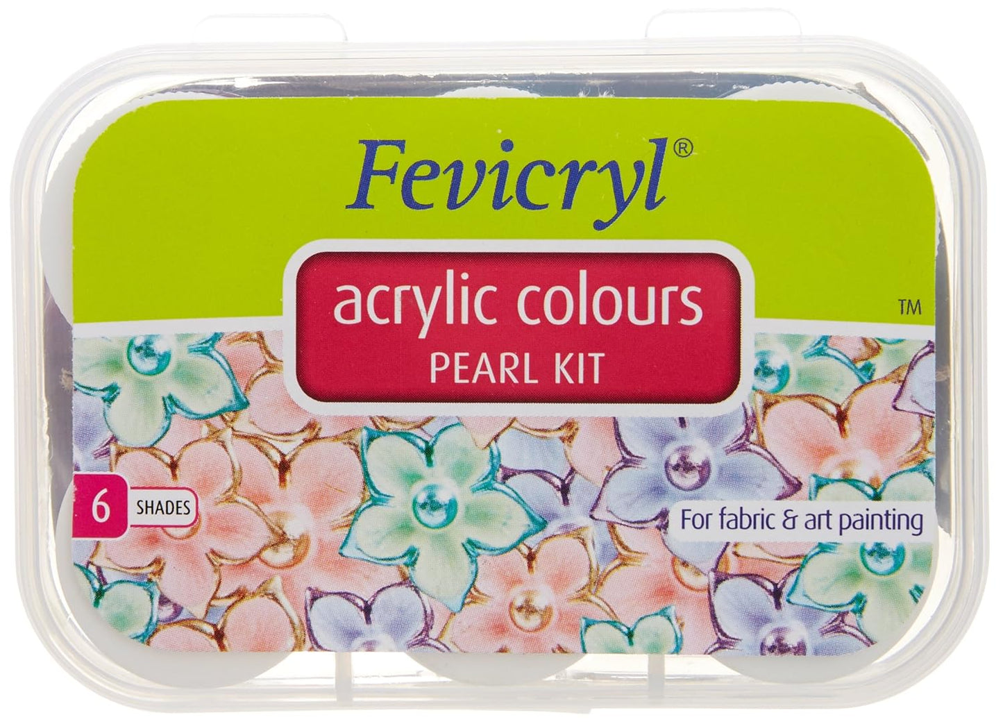 Fevicryl Pearl Acrylic Colors Kit 10 ml