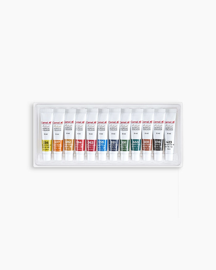 Camel Artist Acrylic Colour Tubes Set 9ml