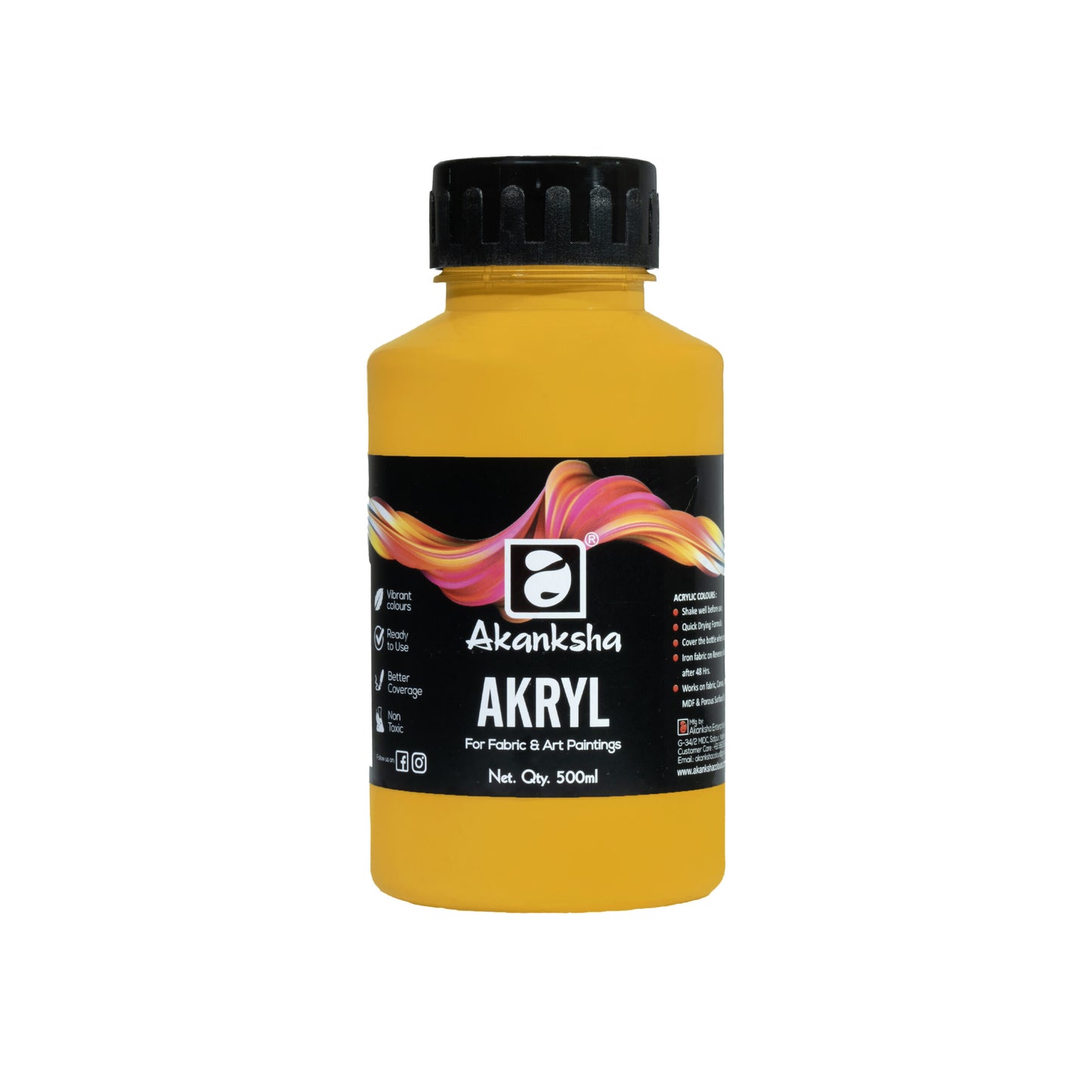 Akansha Acrylic Colours 1 Ltr