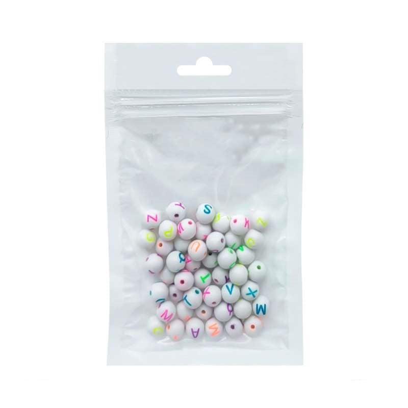 Bracelet Beads Alphabets 20g