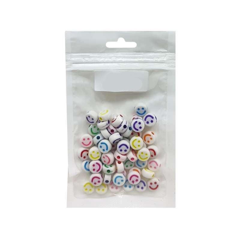 Bracelet Beads Smiley 20g