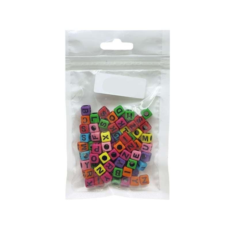 Bracelet Beads Alphabets 20g