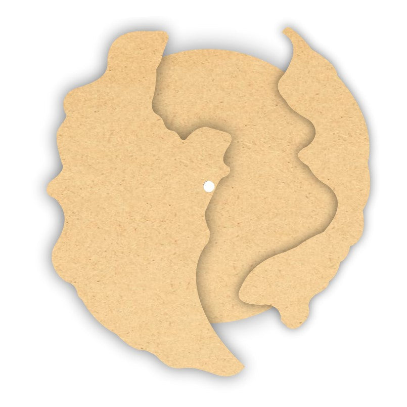 Geod Double Layer MDF Clock Base