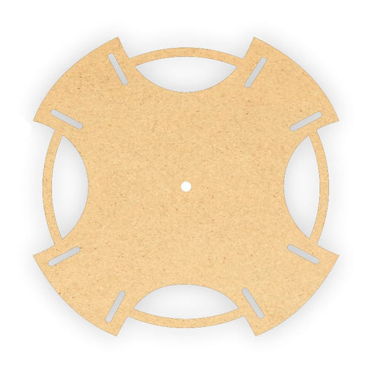 Fancy MDF Clock Base