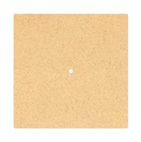 Plain Square MDF Clock Base