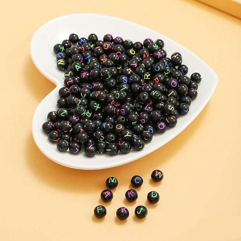 Craft Beads Alphabets 500g