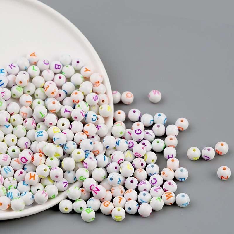 Bracelet Beads Alphabets 500g