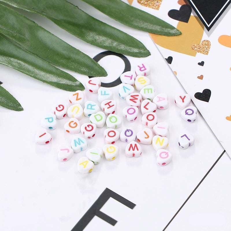 Craft Beads Alphabets 500g