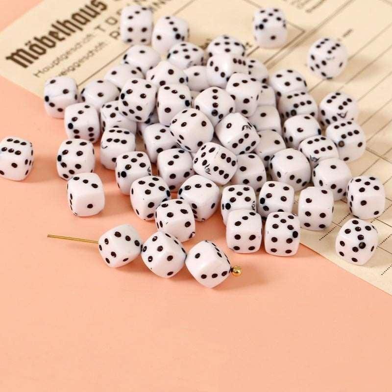 Bracelet Beads Playing Dice 500g