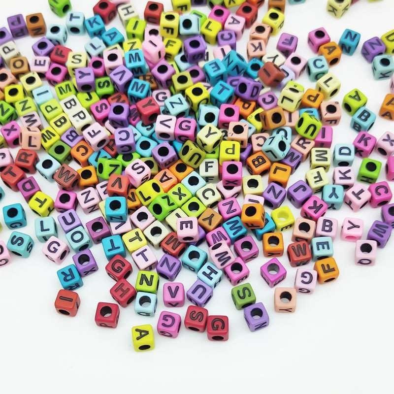 Craft Beads Alphabets 500g