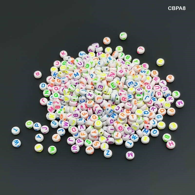 Craft Beads Alphabets 500g