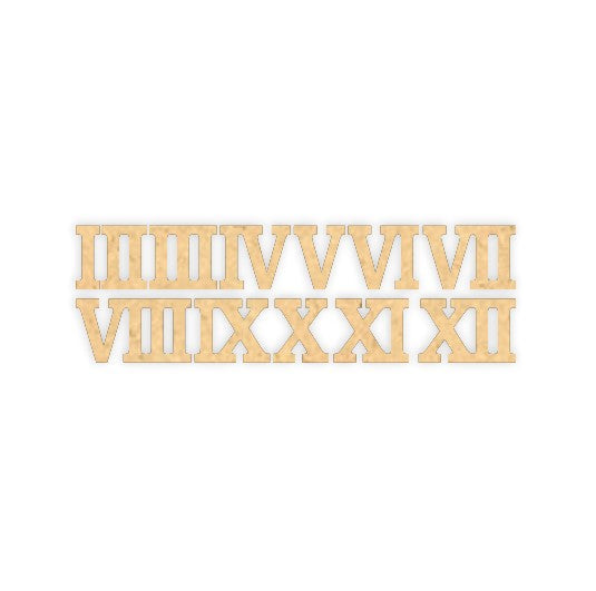 MDF Roman Number For Clock