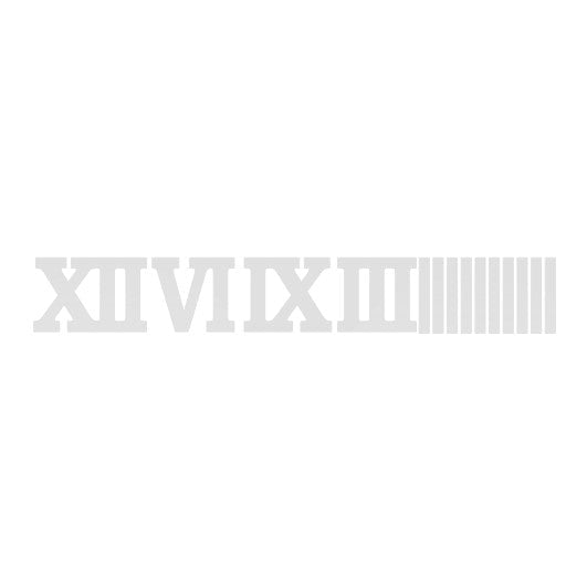 Acrylic Roman Numbers With Bars For Clock