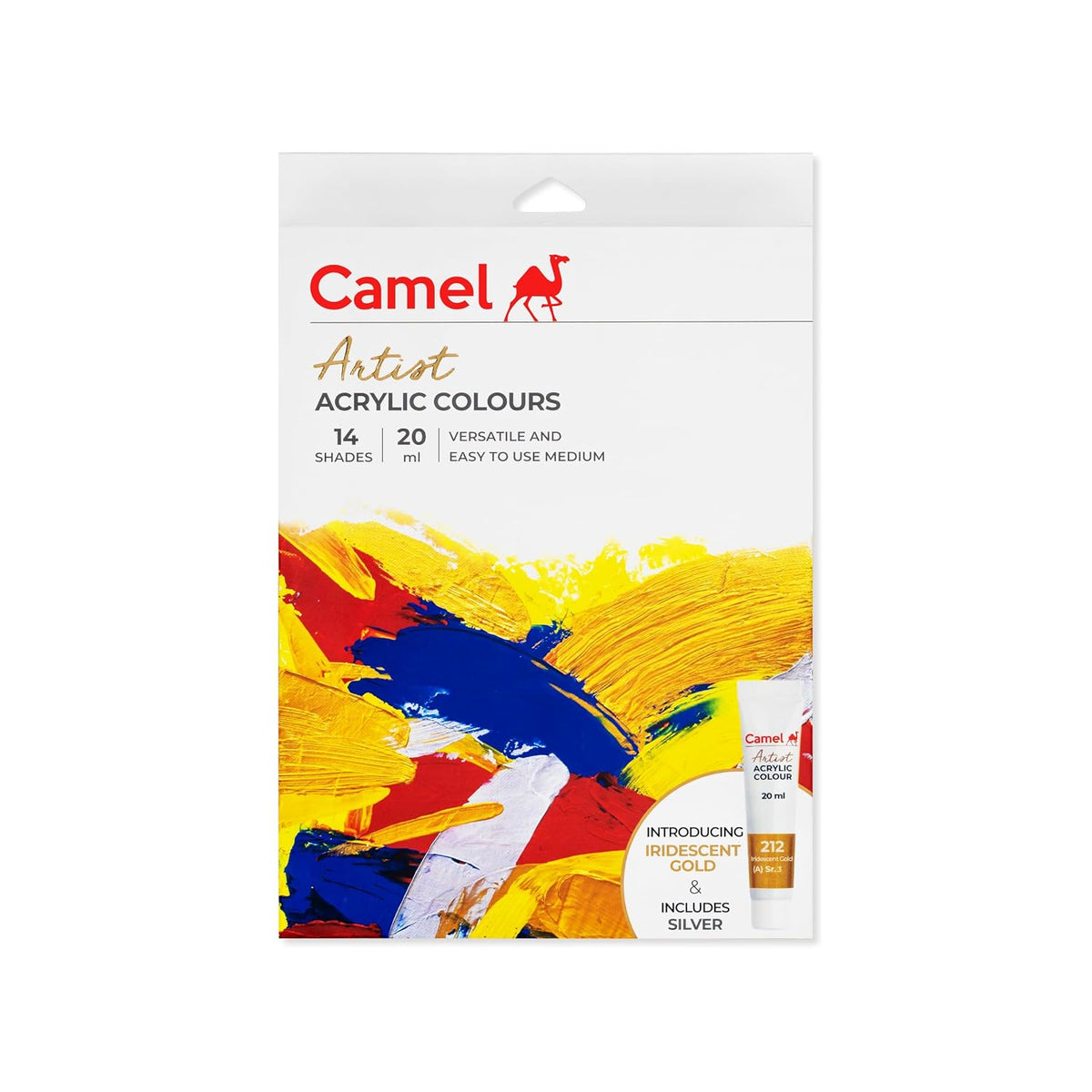 Camel Artist Acrylic Colour Tubes Set 20ml