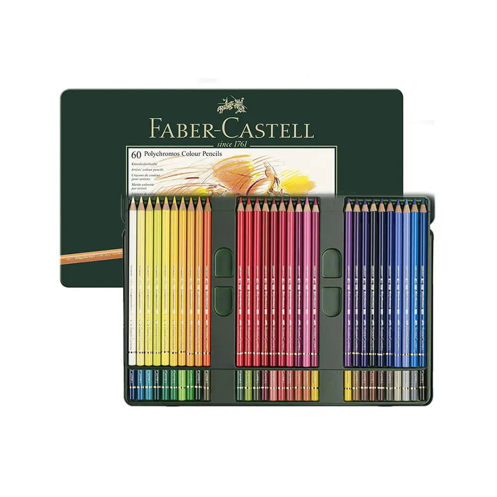 Faber-Castell Polychromos Colour Pencil Set of 60 shades
