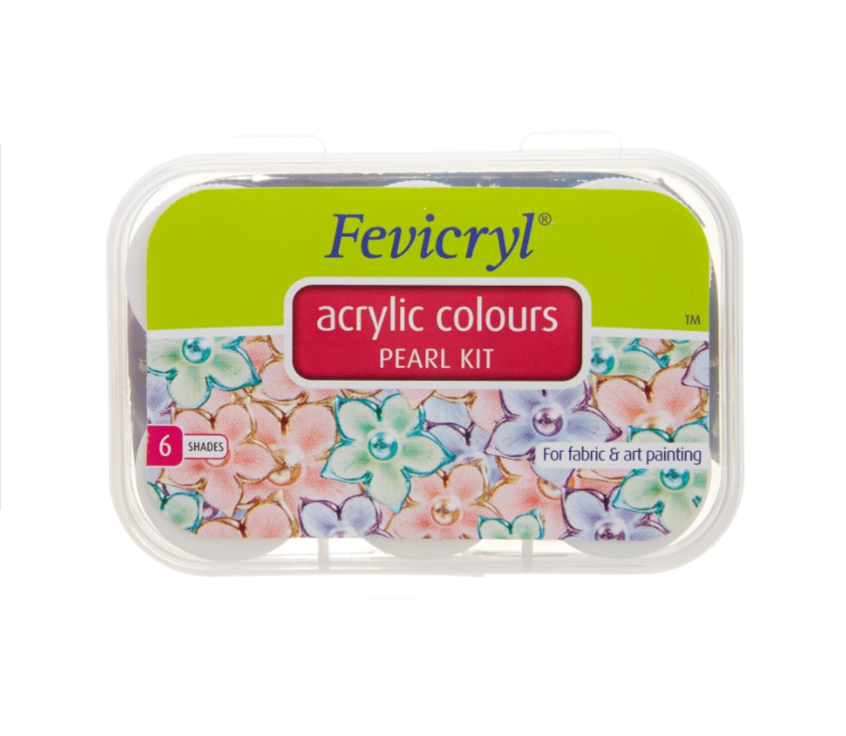 Fevicryl Pearl Acrylic Colors Kit 10 ml