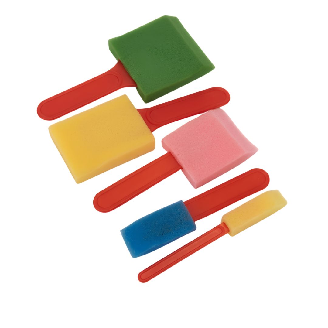 Foam Sponge Brushes - 5pcs Set