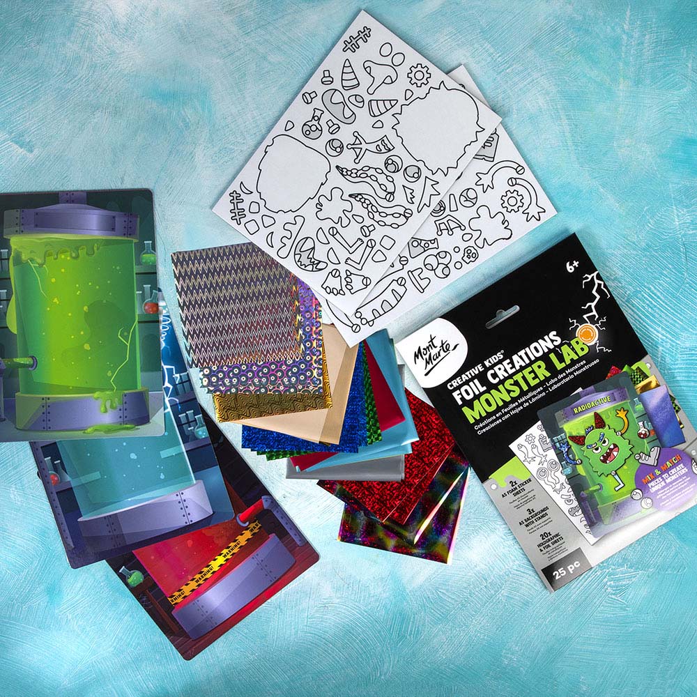 Foil Creations - Monster Lab 25pc - Radioactive