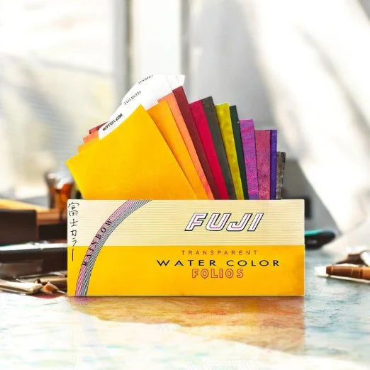 Fuji Transparent Water Color Folios - Photo & Art Coloring Sheets