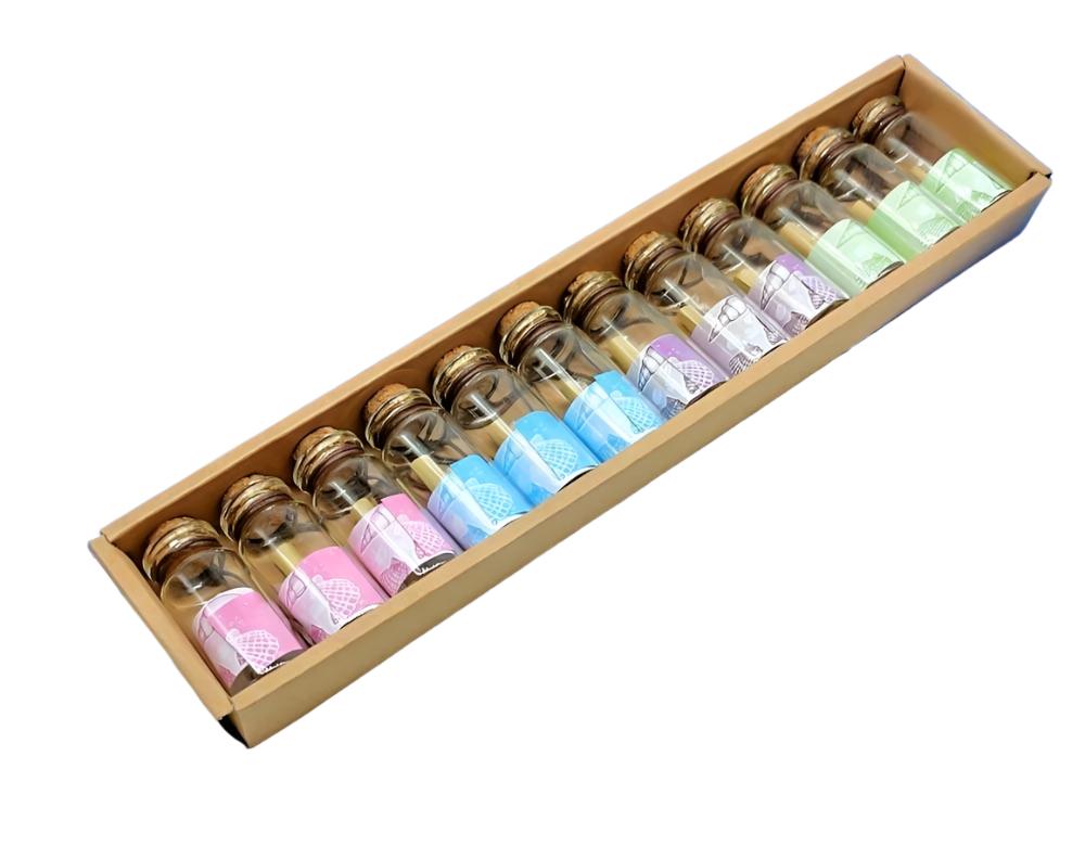 Message Glass Bottle Sea Shells