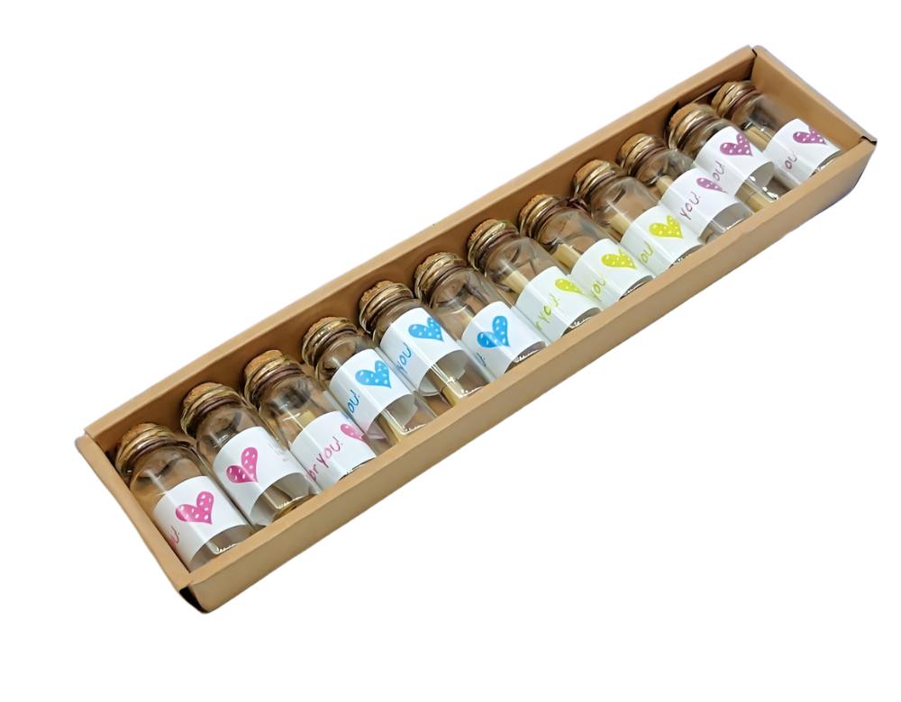 Message Glass Bottle Love