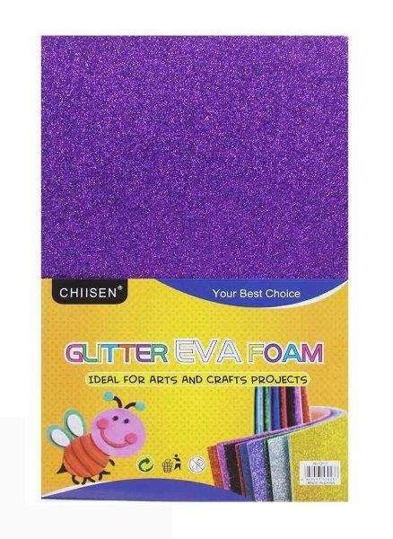 Glitter Foam Sheet Sticker A4