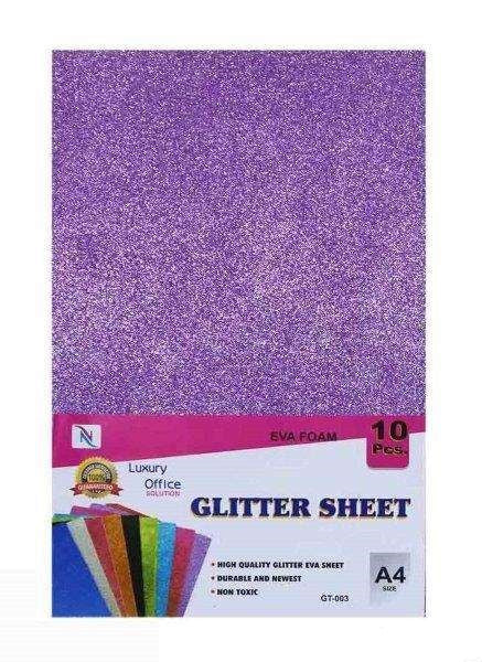 Glitter Foam Sheet Sticker A4