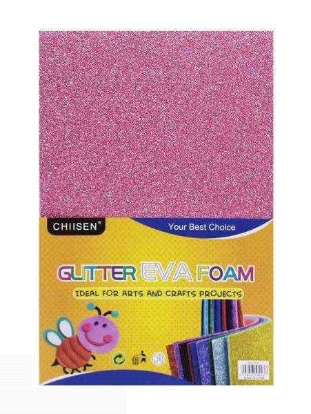 Glitter Foam Sheet Sticker A4