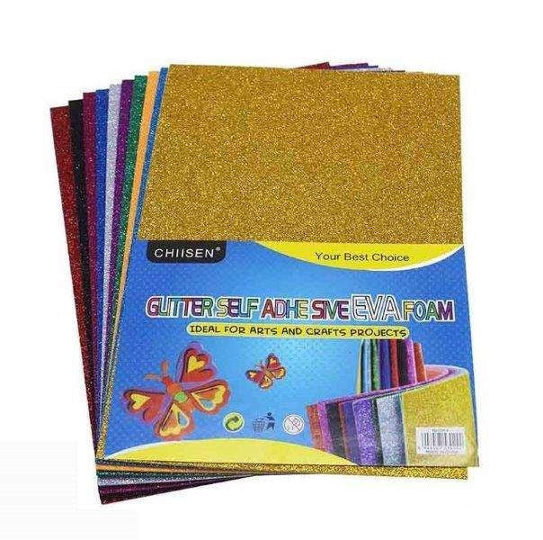 Glitter Foam Sheet Sticker A4