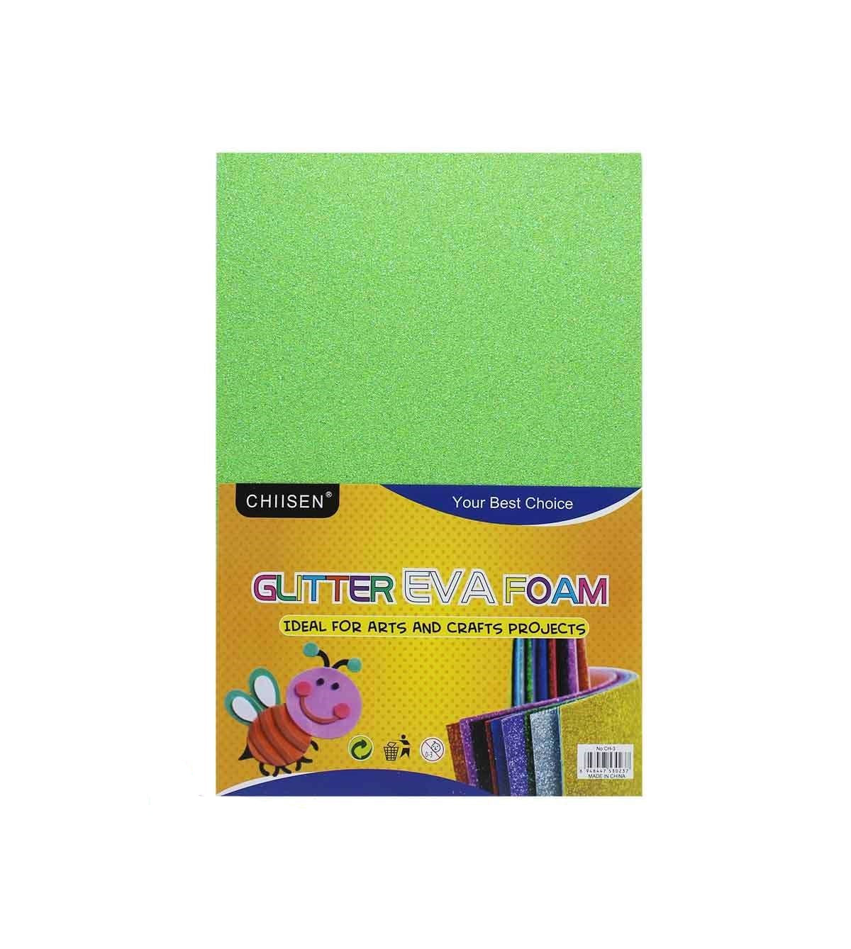Glitter Foam Sheet Sticker A4