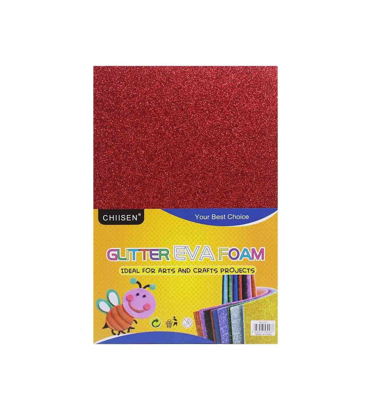 Glitter Foam Sheet Sticker A4