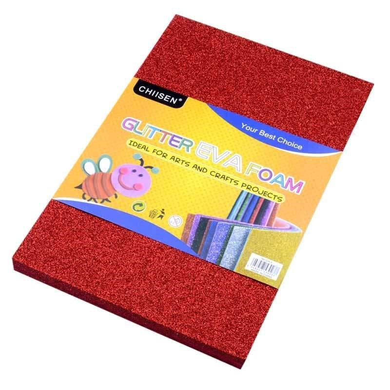 Glitter Foam Sheet Sticker A3