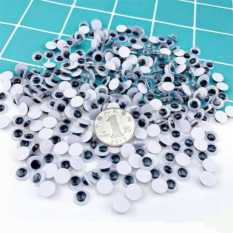 Googly Eyes Round 9mm, 100pcs