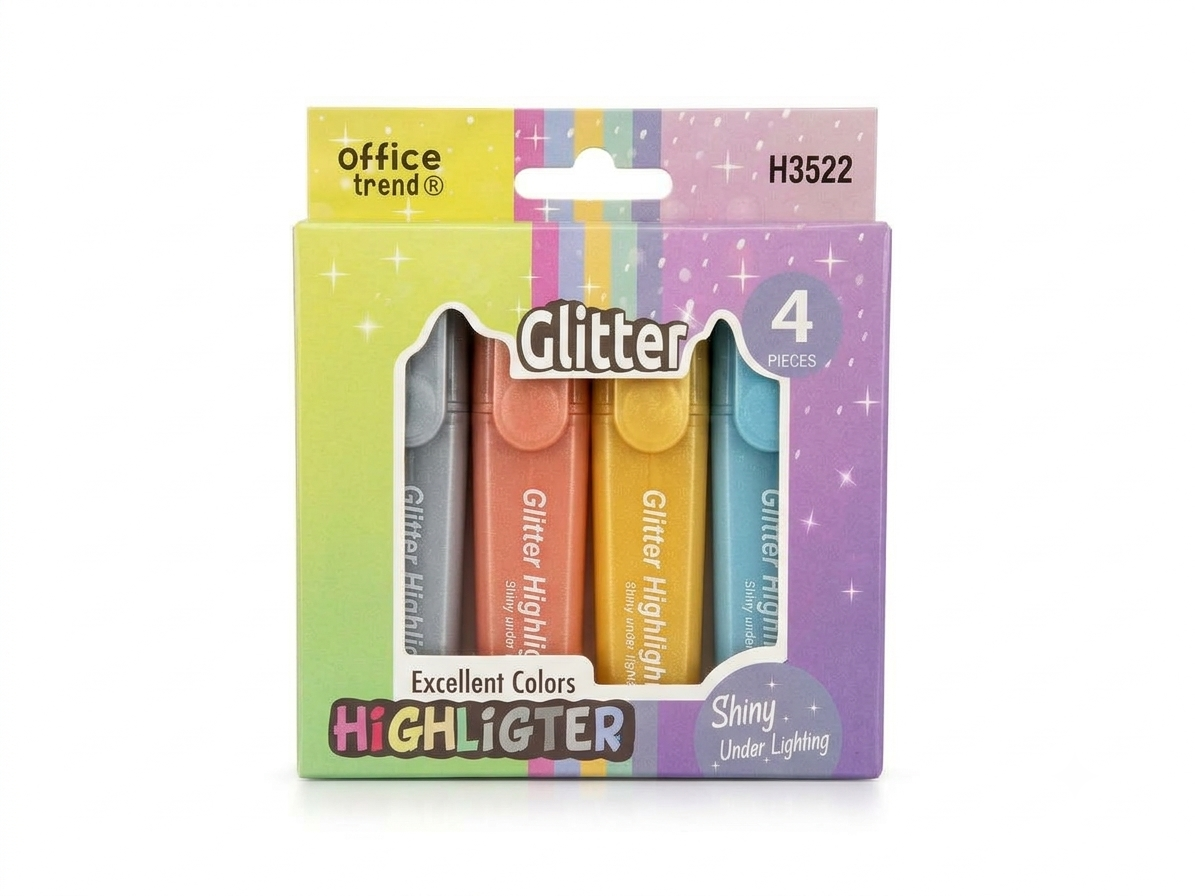 Glitter Highlighters Set