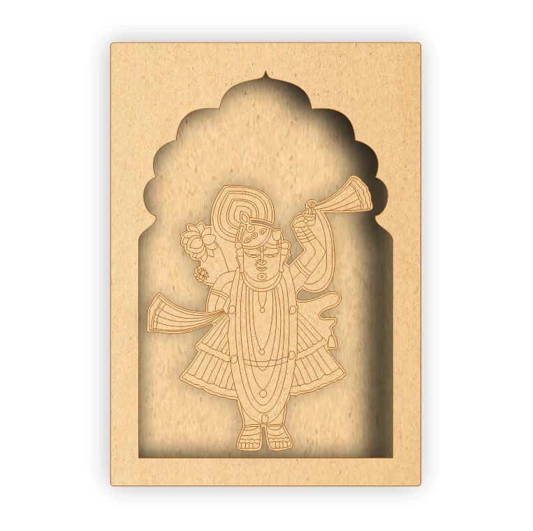 MDF Jharokha Box - Shreenathji