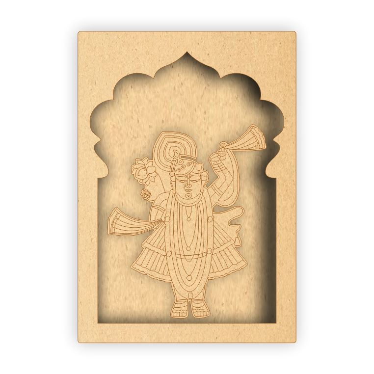 MDF Jharokha Box - Shreenathji