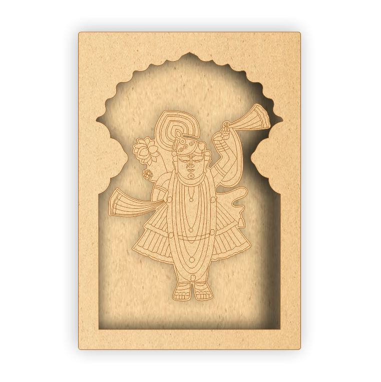 MDF Jharokha Box - Shreenathji