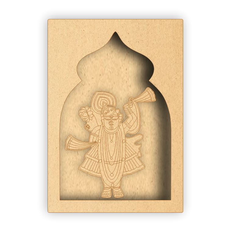 MDF Jharokha Box - Shreenathji