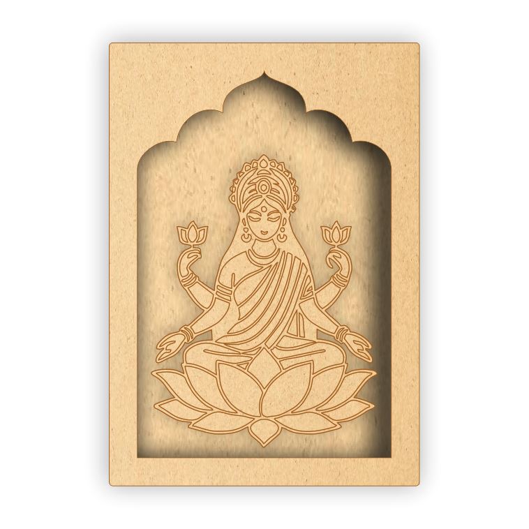 MDF Jharokha Box - Laxmi Maa