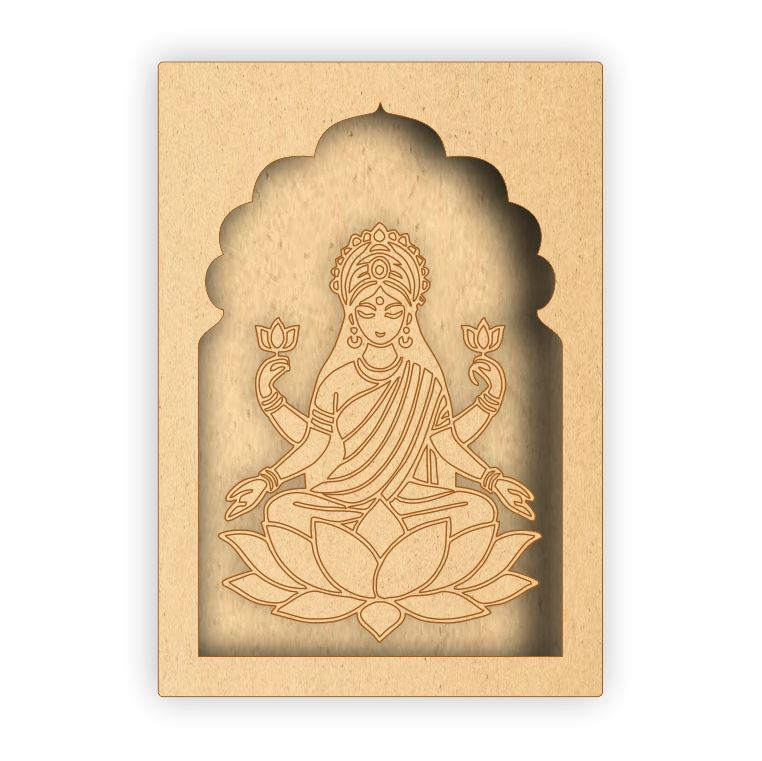 MDF Jharokha Box - Laxmi Maa